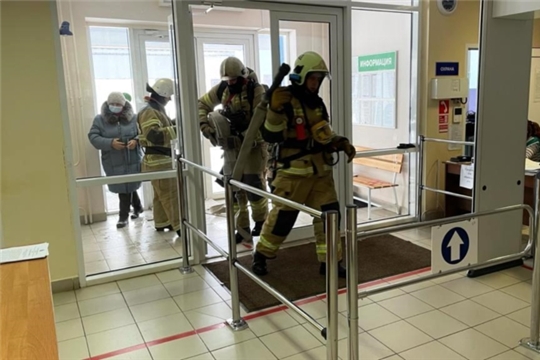 Пожарные учения - в ФСК "Мариинский"