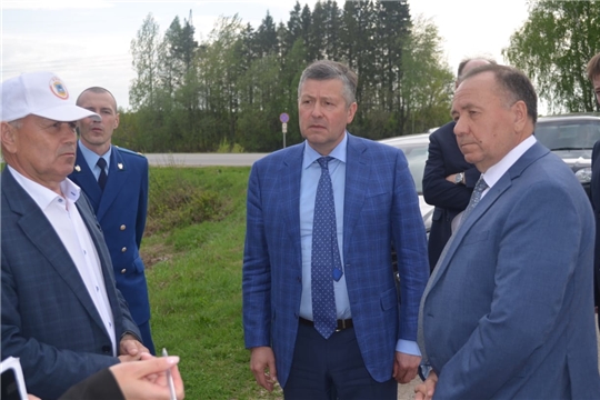 Главный федеральный инспектор и министр транспорта Чувашии посетили Мариинско-Посадский район