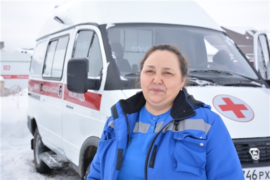 Фельдшер скорой помощи Батыревской подстанции Марина Борисова: “На скорой я исполнила свою давнюю мечту”
