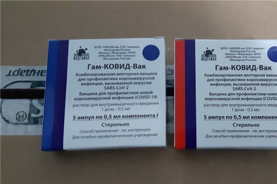 В Чувашию поступила очередная партия вакцины от коронавируса «Спутник V».