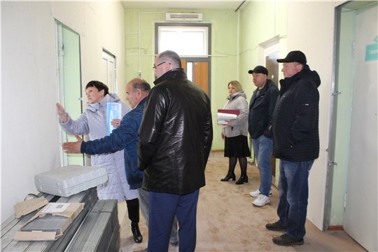 В Алатырской больнице идет ремонт поликлиники