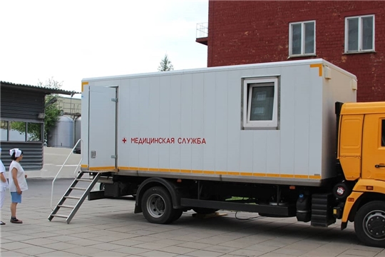 Сотрудниц Чебоксарского хлебозавода обследовали на передвижном маммографе