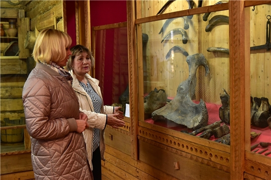 Министр культуры Светлана Каликова посетила Ибресинский район