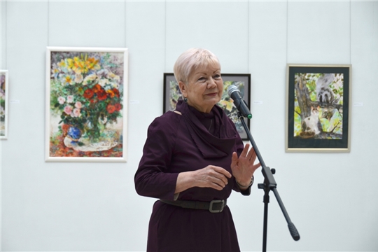 В ЧГХМ открылась выставка живописи и акварели Валентины Милославской