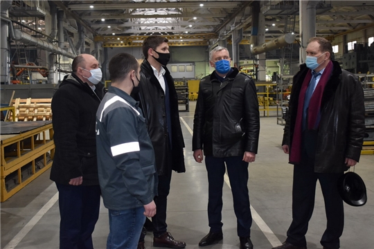 Министр промышленности и энергетики Чувашской Республики Евгений Герасимов посетил с рабочим визитом Шумерлю