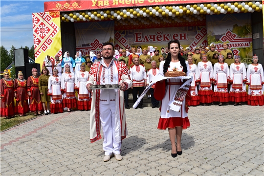 В Яльчикском районе состоялся праздник песни, труда и спорта «Акатуй-2021»