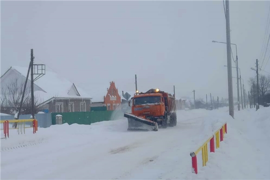 На всех автодорогах республики дежурит спецтехника