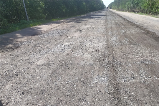 В Ибресинском районе отремонтируют 7,5 км проблемного участка трассы "Калинино-Батырево-Яльчики"