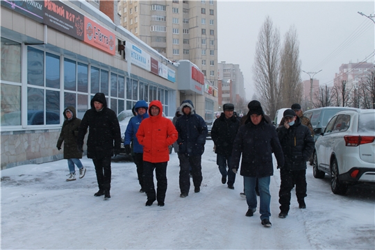 В юго-западном районе г. Чебоксары состоялся еженедельный обход территории на предмет благоустройства
