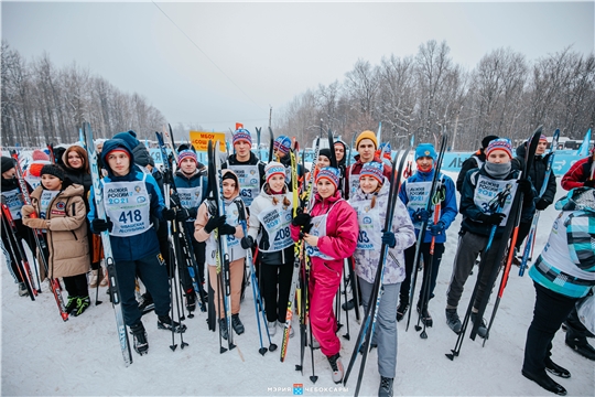 В Чебоксарах состоялась 39-я Всероссийская массовая лыжная гонка «Лыжня России – 2021»