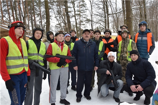 Команда средней школы № 39 г. Чебоксары – победитель районных соревнований по лазертагу