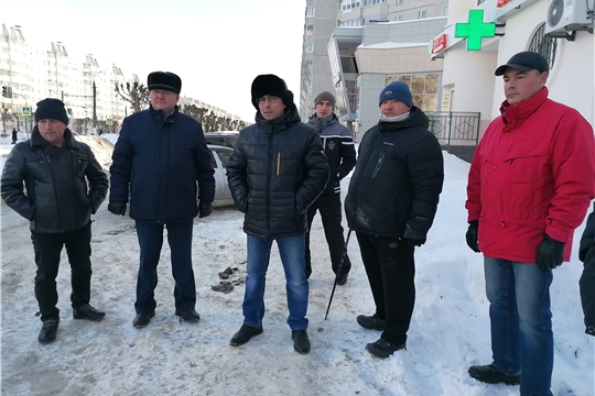 Специальная комиссия проверила зимнее содержание юго-запада города Чебоксары
