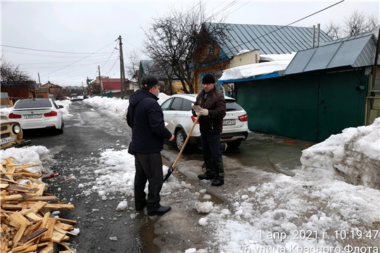 О готовности к весеннему паводку – с жителями частного сектора города Чебоксары