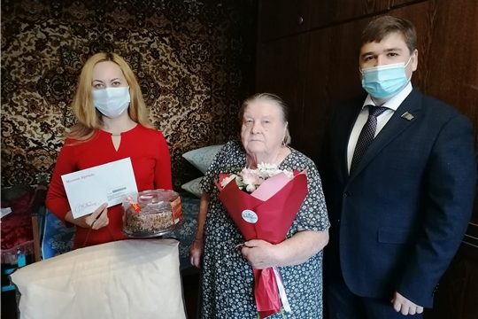 В Московском районе г. Чебоксары продолжается добрая традиция – чествовать старшее поколение