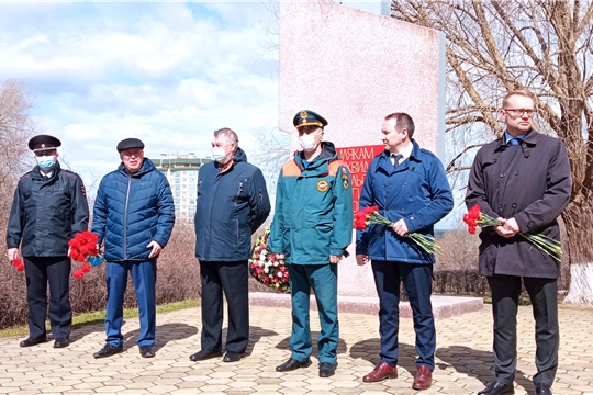 Делегация Московского района г. Чебоксары приняла участие в траурном митинге в память о ликвидаторах