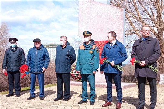 Делегация Московского района г. Чебоксары приняла участие в траурном митинге в память о ликвидаторах