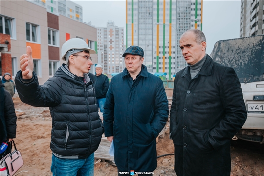 Алексей Ладыков проверил, как в городе идет строительство новых детсадов