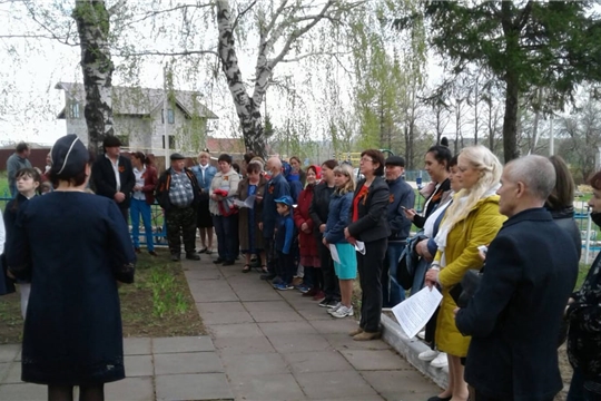 Жители д. Чандрово почтили память земляков, погибших в Великой Отечественной войне