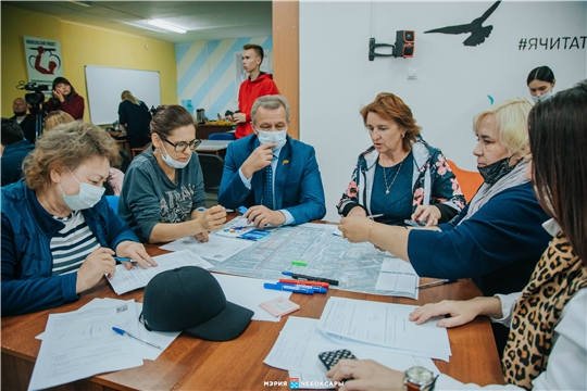 Жители северо-запада г. Чебоксары внесли свои предложения в концепцию благоустройства Школьного бульвара