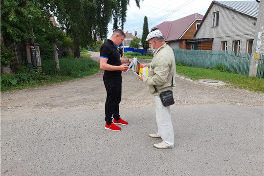 С жителями частного сектора г. Чебоксары побеседовали о пожарной безопасности