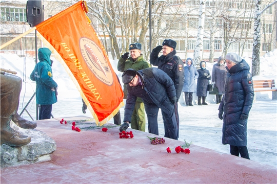 В Новочебоксарске состоялся митинг, посвященный 32 годовщине вывода советских войск из Афганистана
