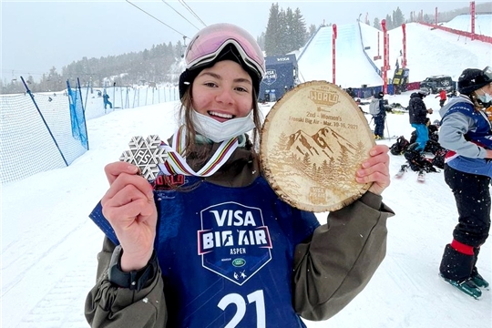 Новочебоксарская спортсменка Лана Прусакова - вице - чемпионка мира по фристайлу!