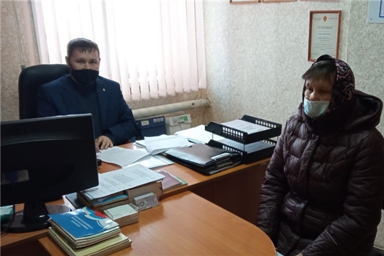Помощником Уполномоченного по правам человека в Чувашской Республике в Урмарском районе оказано содействие в подготовке документов для обращения в суд