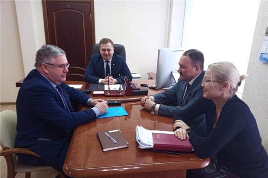 Состоялась рабочая встреча с министром здравоохранения Чувашии Владимиром Степановым