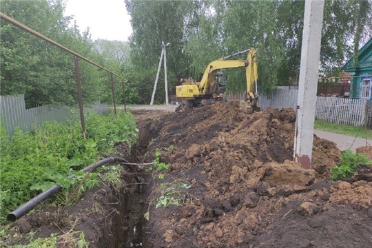 В Порецком сельском поселении ведутся работы по строительству II этапа водопровода