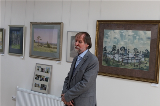 В Порецкой картинной галерее открылась уникальная выставка Александра Мухина-Чебоксарского «Академия акварели»