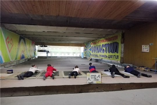 Шемуршинские школьники - участники республиканского соревнования по пулевой стрельбе