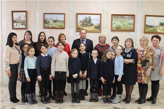 Открытие выставки "Времена года"