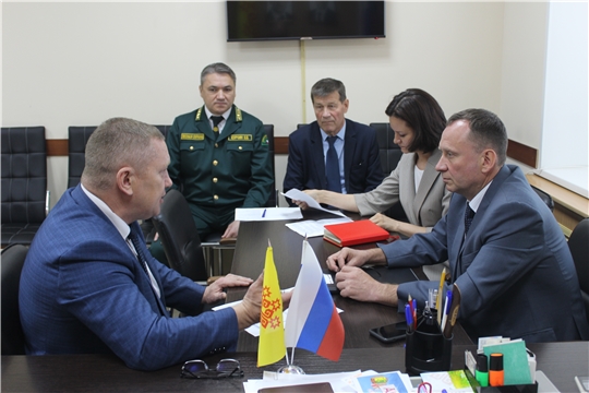 Шемуршинский район с рабочим визитом посетил исполняющий обязанности министра природных ресурсов и экологии Чувашской Республики