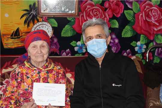 90- летний юбилей отмечает жительница деревни Яндаши