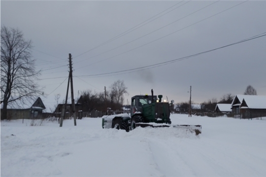 Содержание дорог района в зимний период