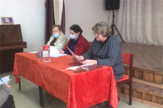 Глава Нижнекумашкинского сельского поселения выступила  с отчетом о работе за 2020 год