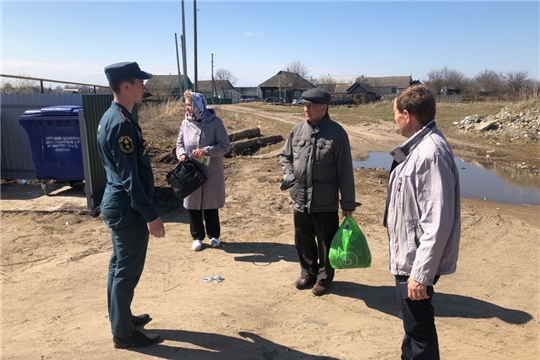 Профилактические беседы с населением по соблюдению правил пожарной безопасности