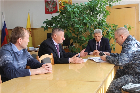 Председатель ГКЧС Чувашской Республики с рабочим визитом  посетил Шумерлинский район