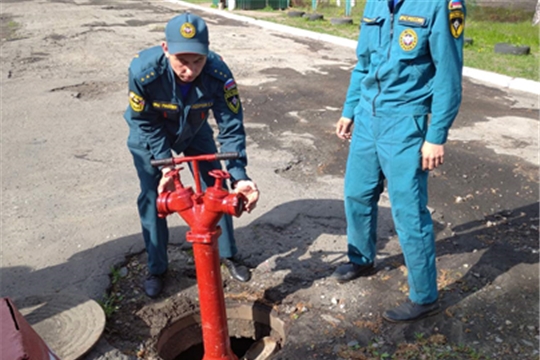 В Шумерлинском районе и в г. Шумерля с 19.04.2021 года по 25.05.2021 года проводится проверка источников наружного противопожарного водоснабжения