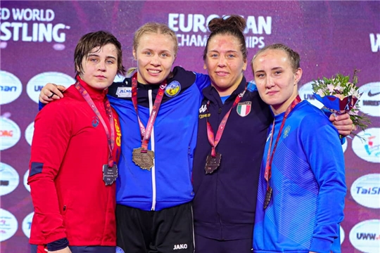 Евгения Захарченко - бронзовый призёр чемпионата Европы по вольной борьбе