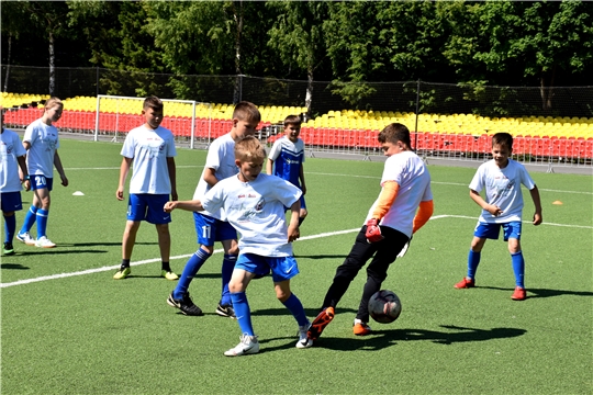 В столице Чувашии проходит детский футбольный фестиваль «Локобол-2021 РЖД»