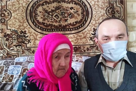 90 - летний юбилей отмечает жительница д. Чубаево Иванова Анна Ивановна