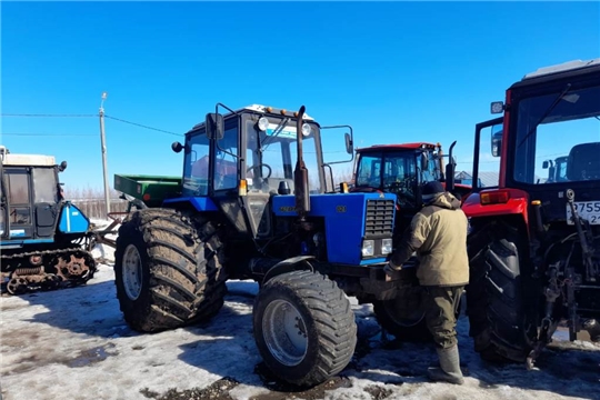 В хозяйствах Урмарского района идет подготовка к проведению весенне-полевых работ