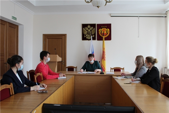 Первое заседание Молодежной избирательной комиссии при Урмарской ТИК