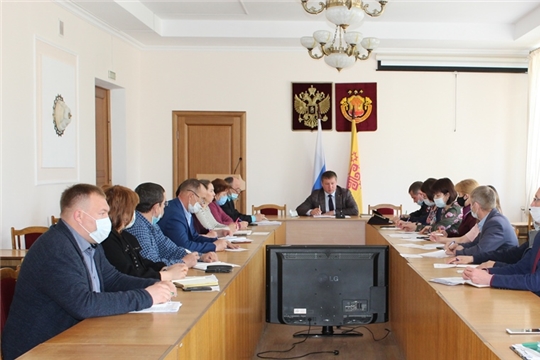 Состоялось заседание организационного комитета  по вопросам проведения майских праздников на территории Урмарского района