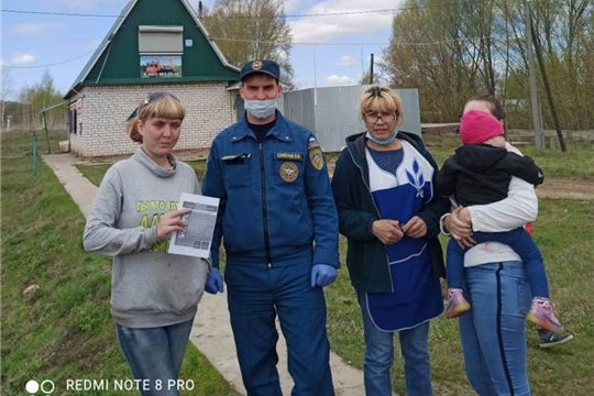 Рейды в населённых пунктах Урмарского района по профилактике пожаров