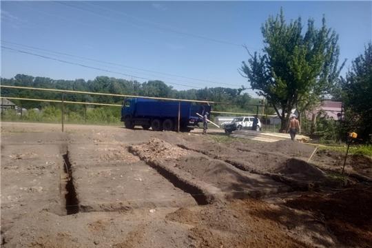 В Урмарском районе дан старт строительства модульного фельдшерско- акушерского пункта в деревне Шибулаты