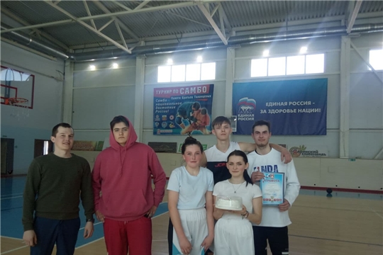 Турнир по баскетболу в ФСК "Присурье", в рамках республиканской акции "Молодежь за ЗОЖ"