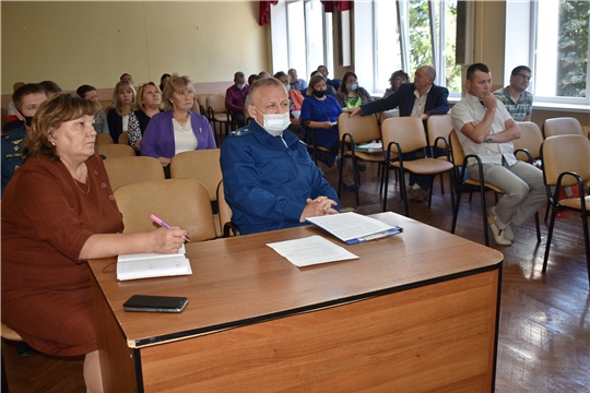Состоялось совещание с главами поселений Ядринского района