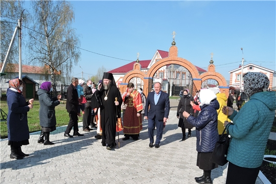 Пасхальное богослужение в храме Александра Невского с.Яльчики